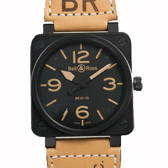 BELL＆ROSS ベル&ロス スーパーコピー BR01-92 HERITAGE メンズ ブラック